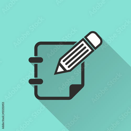 Notepad - vector icon.