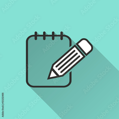 Notepad - vector icon.