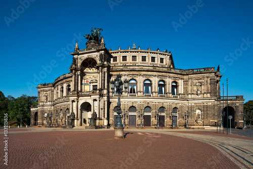 Opera house in Dresden  Germany