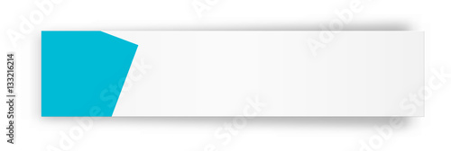 the blank rectangular label