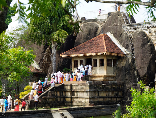 Bild auf Leinwand Isurumuniya Rock Temple