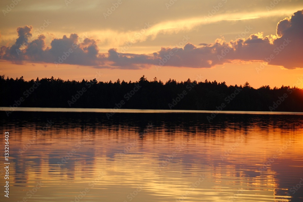 Obraz premium Maine Sunset