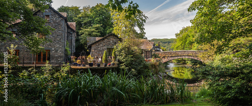 Canvas Print A view of Grassmere, Lake District, England.