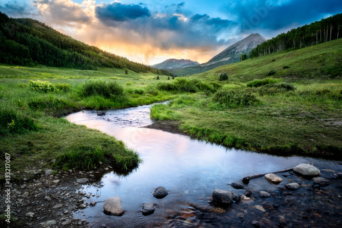 Crested Butte at Sunset