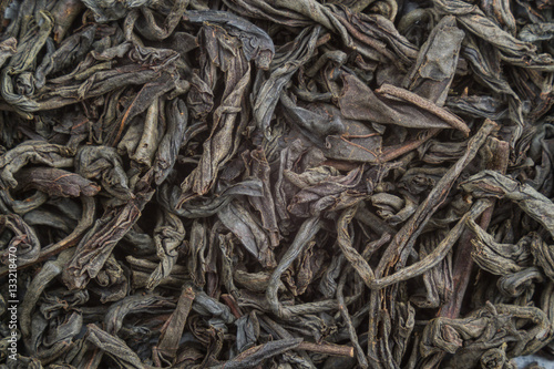 texture of the sheet of black tea