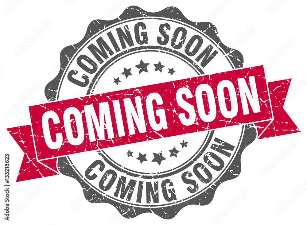 Obraz premium coming soon stamp. sign. seal
