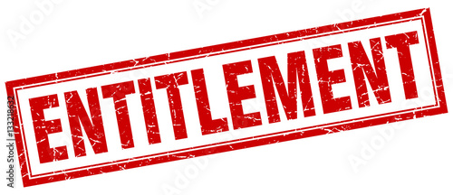entitlement square stamp