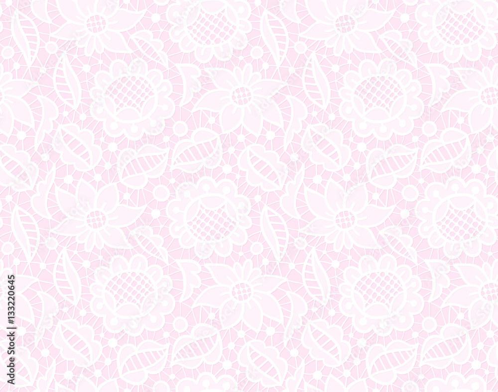 Pink Lace Wallpaper