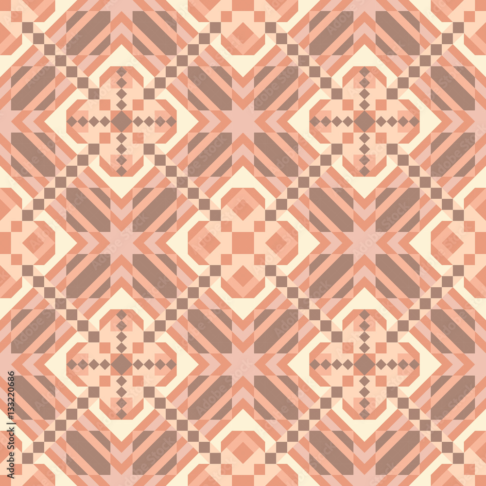 Mosaic seamless pattern. Vector illustration. Mosaic seamless pattern. Vector illustration.