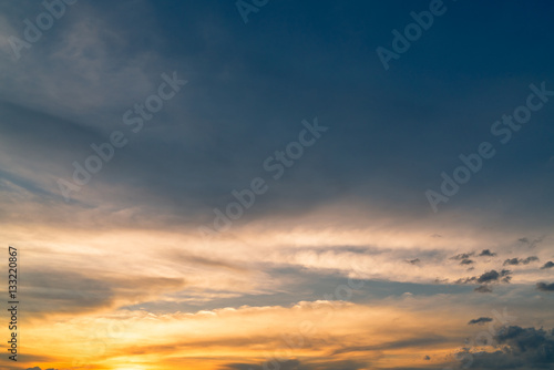sky and cloud under twilight time © teamerna