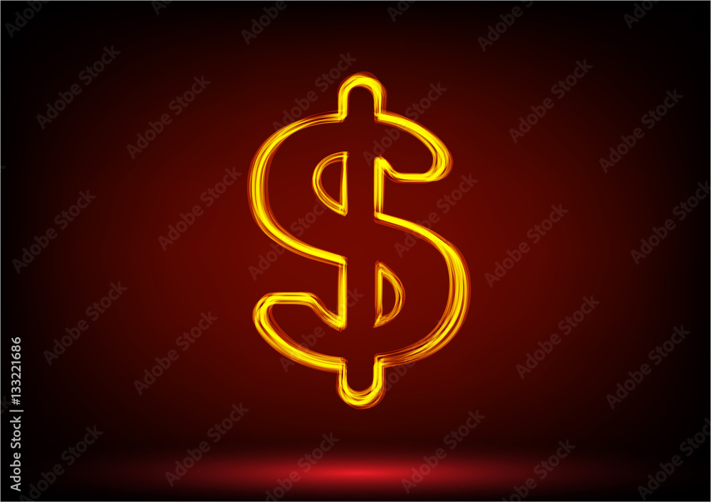 money, Dollar Signs symbol. Vector illustration money, Dollar Signs symbol. Vector illustration