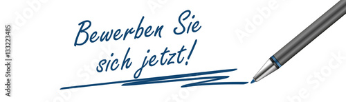 Bewerben Sie sich jetzt - Banner