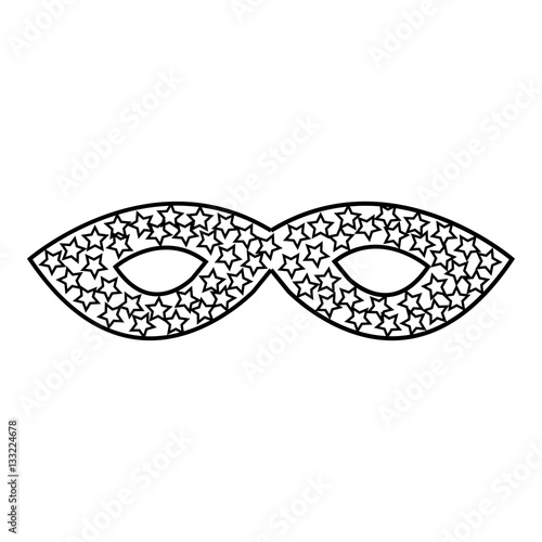 Mask icon, outline style