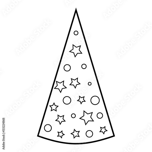  Cap icon, outline style