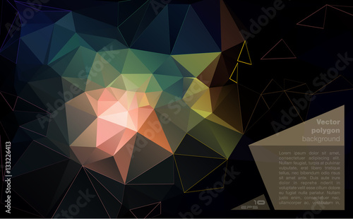 Polygon abstract background