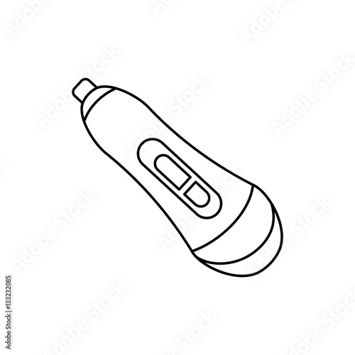 glucometer medicine technology icon vector illustration graphic design