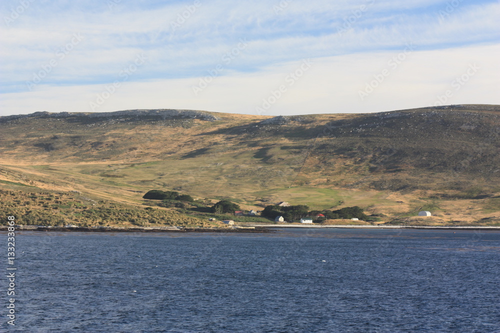Küstenlandschaft- Falklandinseln