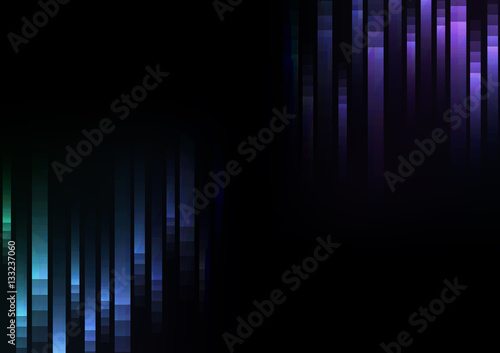 cool color of abstract pixel speed reverse background, square layer line racer motion, opposite technology geometric background, vector illustration