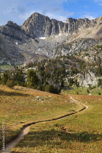 Hiking trail, Beehive Basin, Big Sky, Montana, United States of America 