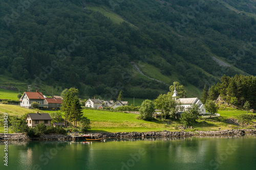 Small village near Gudvangen at Nærøyfjorden, Norway © Laurens
