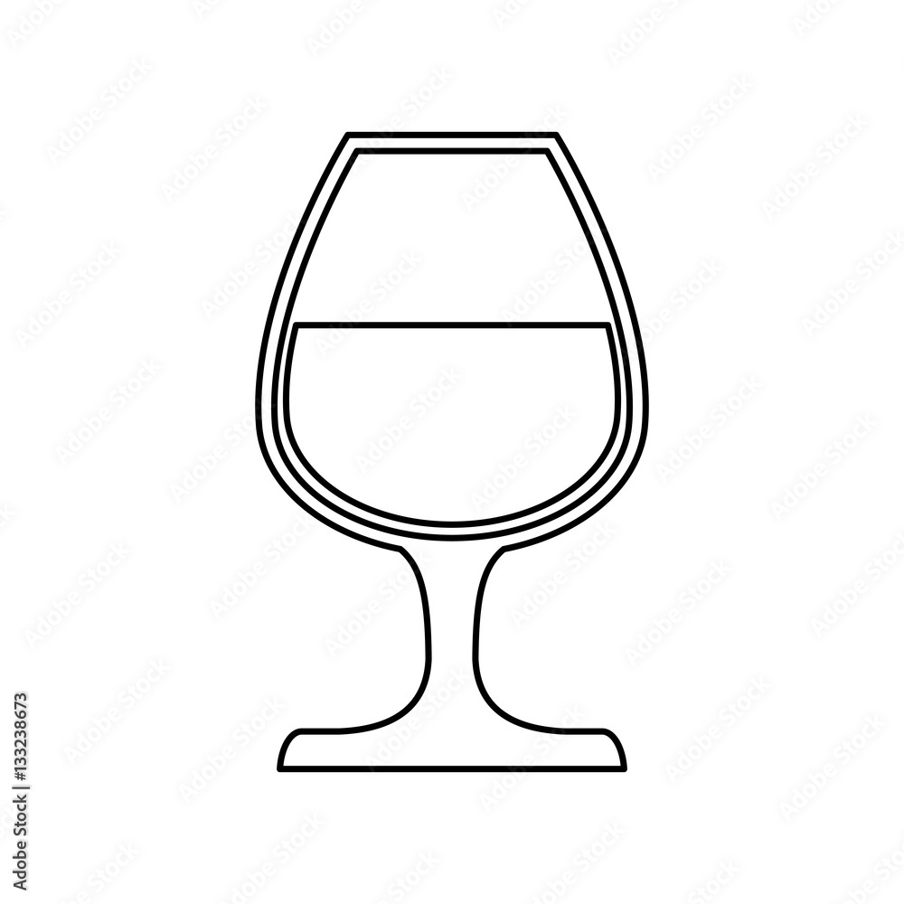 Cup of wine icon vector illustration graphic design Cup of wine icon vector illustration graphic design