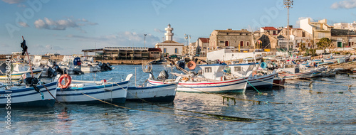 Εκτύπωση καμβά Harbor of Scoglitty, Italy