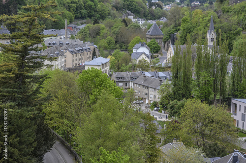 Dorf von oben