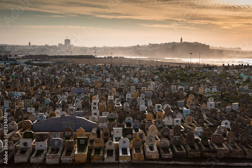 Famous Cemetery of Salé In the background Rabat, Morocco