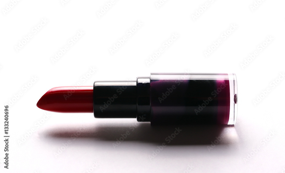 Red lipstick isolated on white background Red lipstick isolated on white background