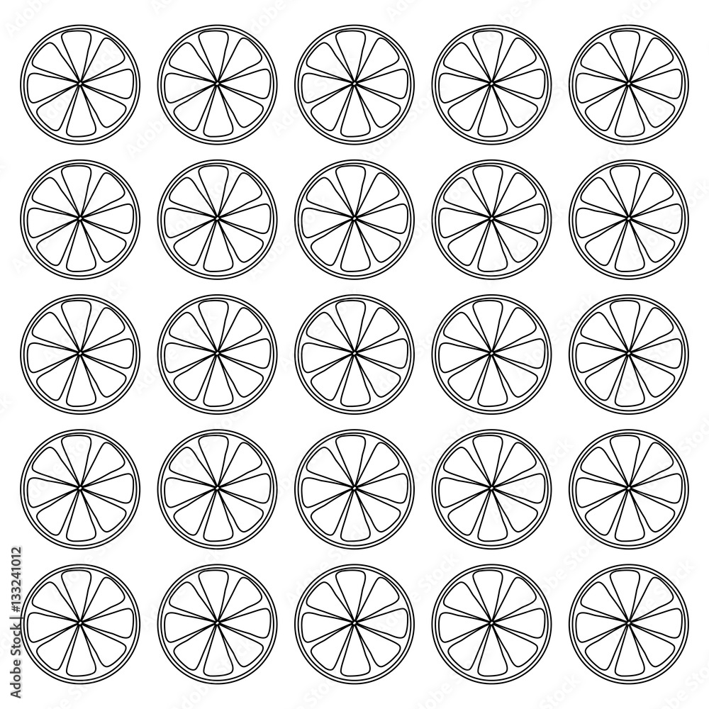 Fototapeta premium Lemon citric fruit icon vector illustration graphic design