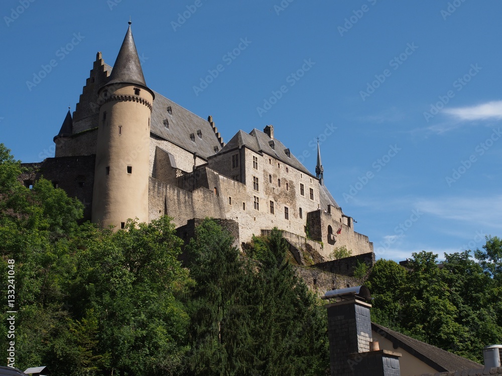 Vianden - Burg und Gemeinde in der 