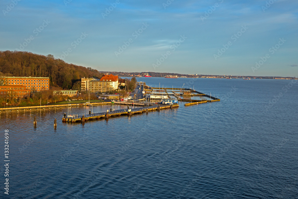 Fototapeta premium Yachthafen in der Kieler Förde