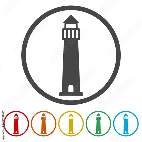 Lighthouse Icon Vector 