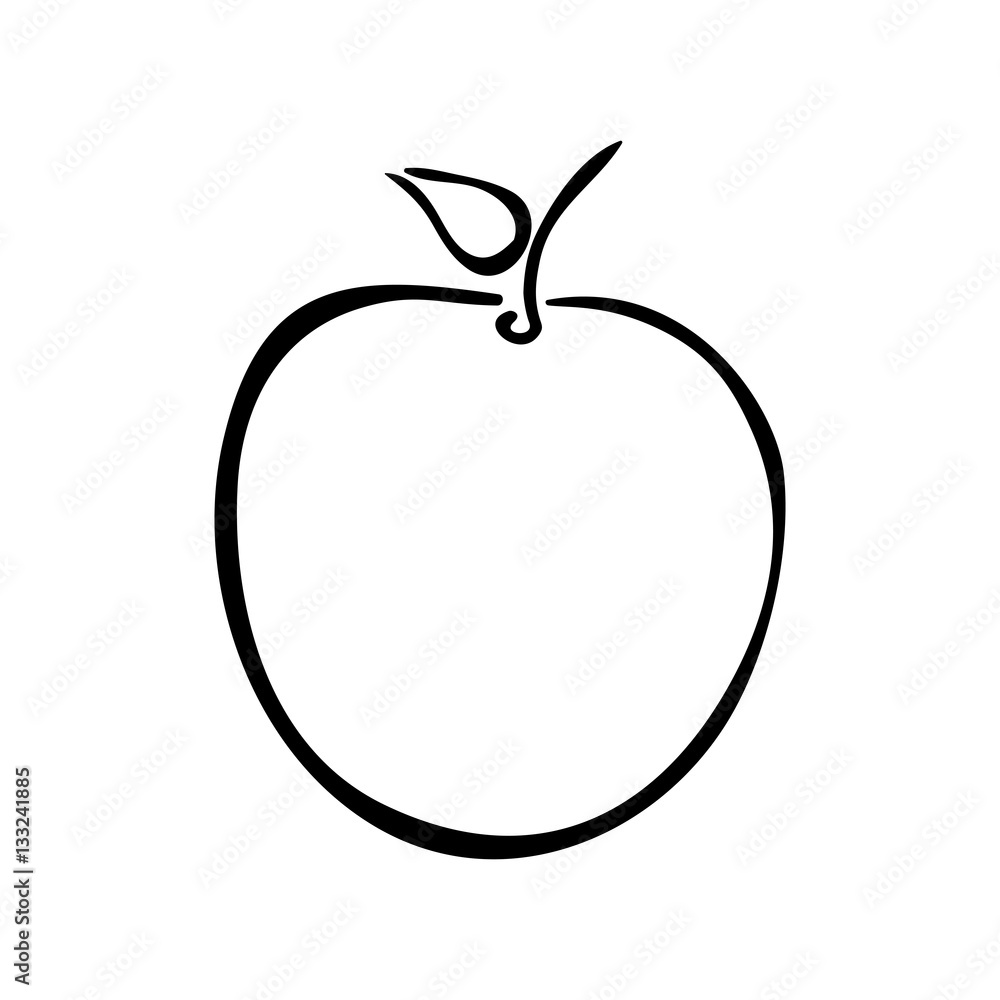 Delicious apple fruit icon vector illustration graphic design Delicious apple fruit icon vector illustration graphic design