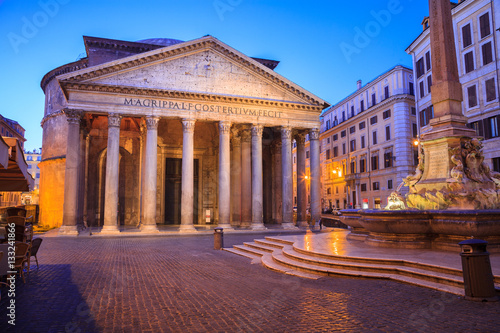 Pantheon at sunrise, Rome