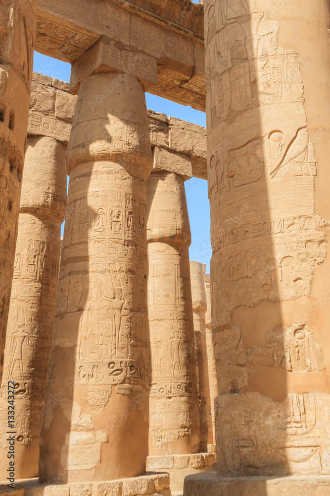 Temple of Karnak, Upper Egypt.