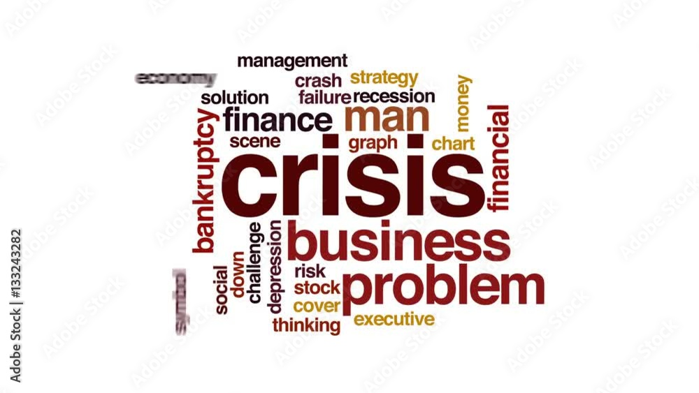 Crisis animated word cloud. Crisis animated word cloud.