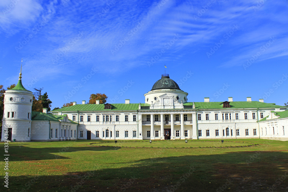great architectural ensemble in Kachanivka Palace