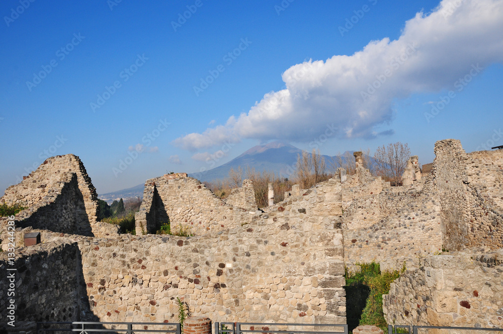 Pompei, rovine e Vesuvio