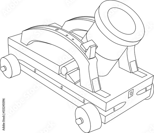 Сannon mortar/ Mortars have been used for hundreds of years, originally in siege warfare.