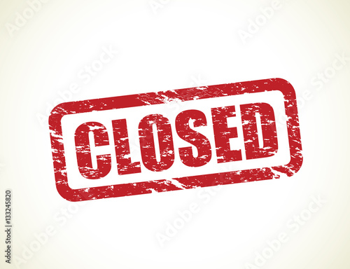 closed stamp