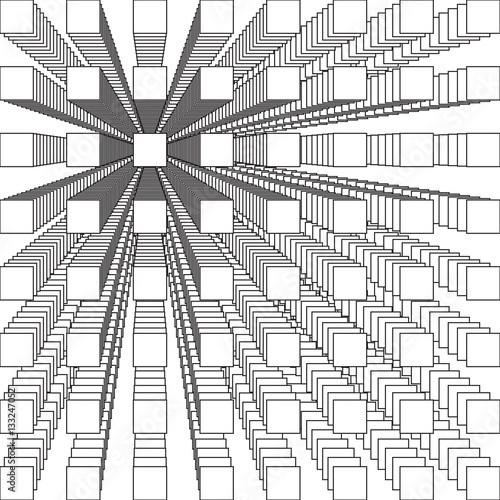 Abstract vector geometric design