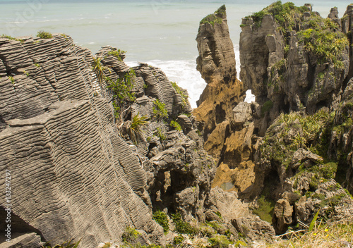 Pancake rocks, Punakaiki, South Island, New Zealand