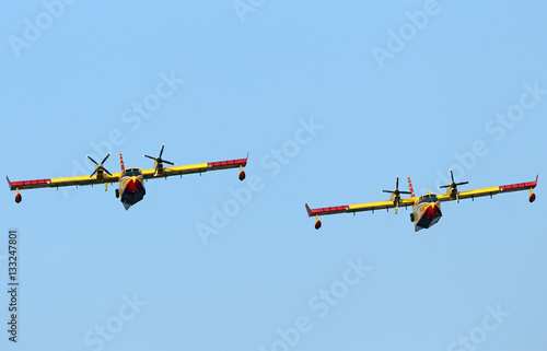 Canadair fire-fighting aircrafts