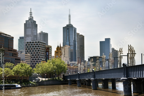 Melbourne over Yarra River