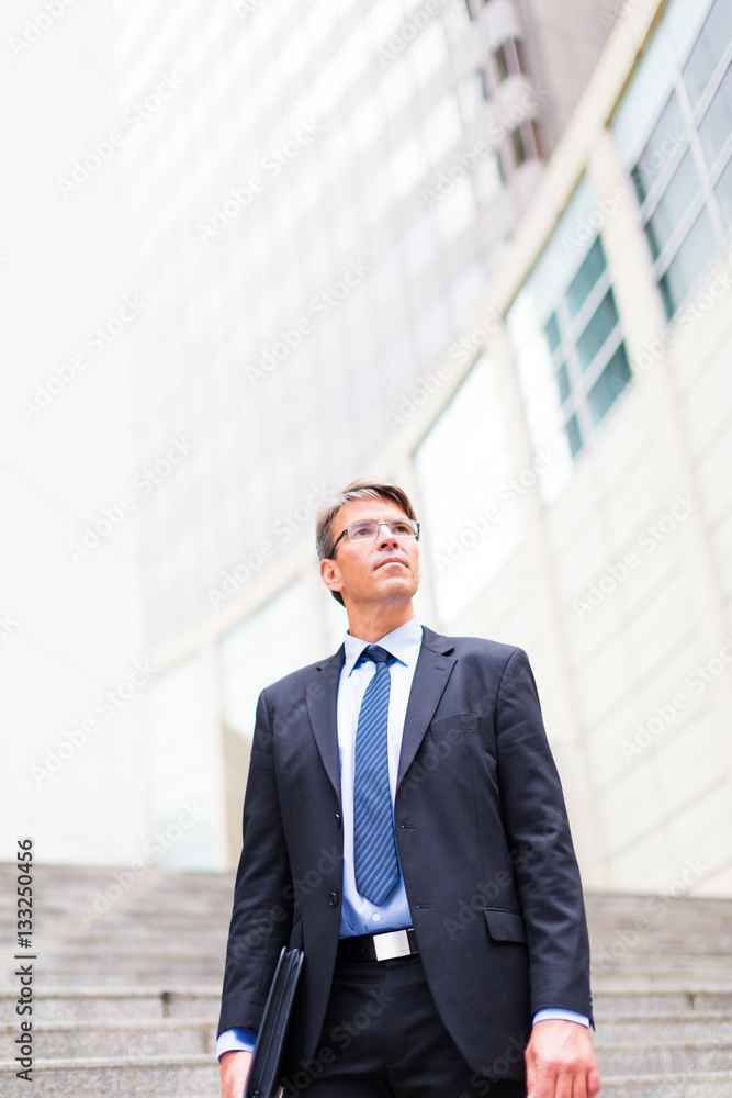 Businessman In Frankfurt main Businessman In Frankfurt main