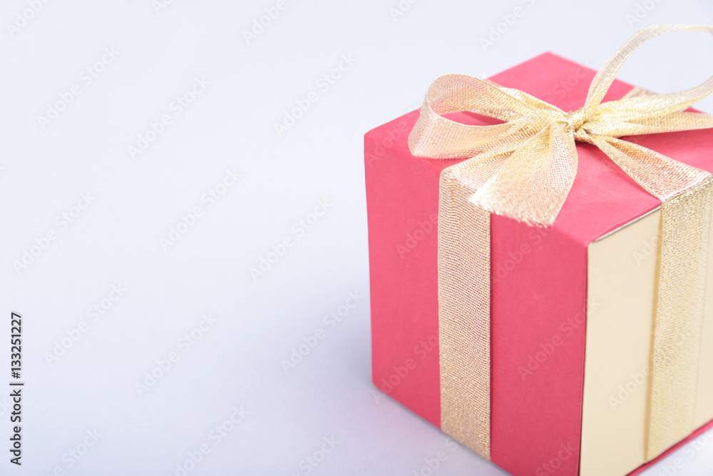 Gift boxes with bow on wood background Gift boxes with bow on wood background