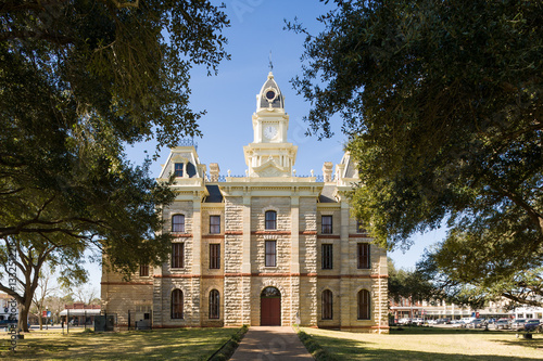 Court building at Goliad Texas photo
