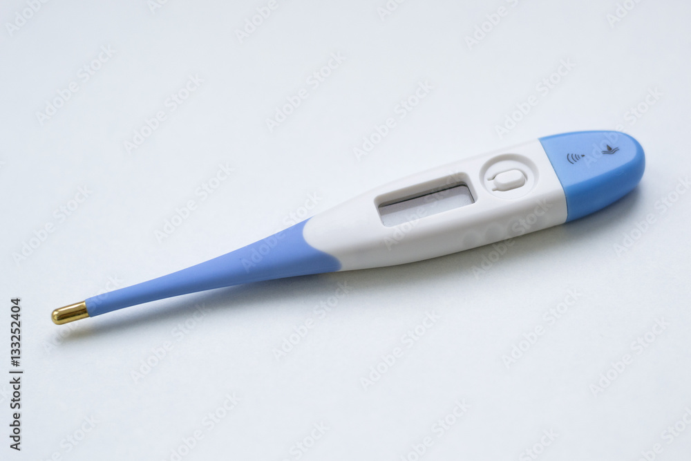 digital thermometer isolated on a white background digital thermometer isolated on a white background