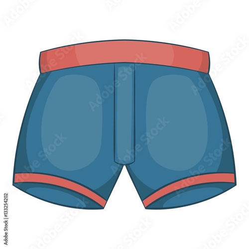 Men underwear icon, cartoon style